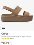 Brooklyn low wedge latte sandały crocs 37-38 W7
