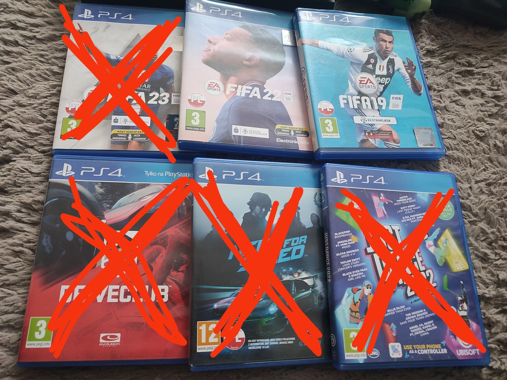 Cztery Gry na PS 4