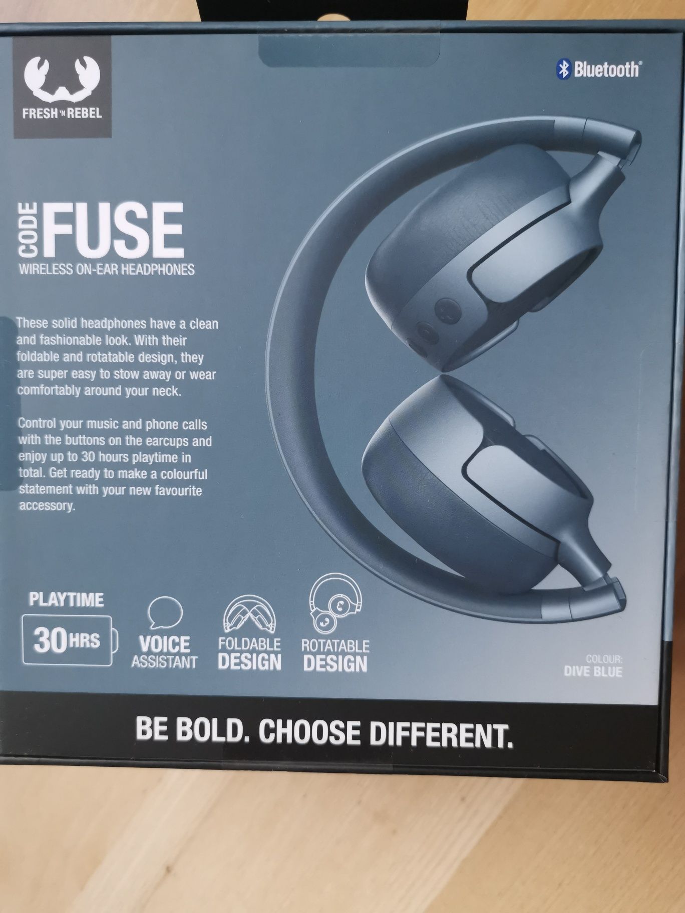 Słuchawki bezprzewodowe nauszne Fresh Code Fuse