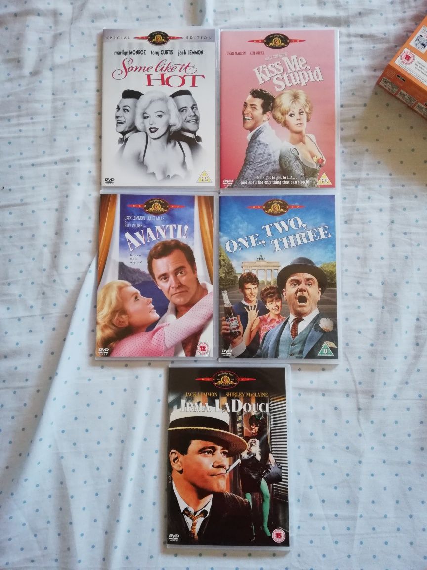 Pack 5 filmes clássicos de Billy Wilder (portes grátis)