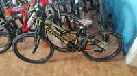 Aluminiowy rower Kross 20 cali czarno-żółty