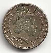 One Pound ou 1 Libra de 2003, Rainha Isabel II