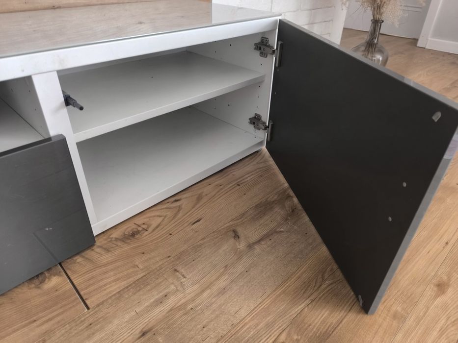 Ikea szafka RTV wysoki połysk