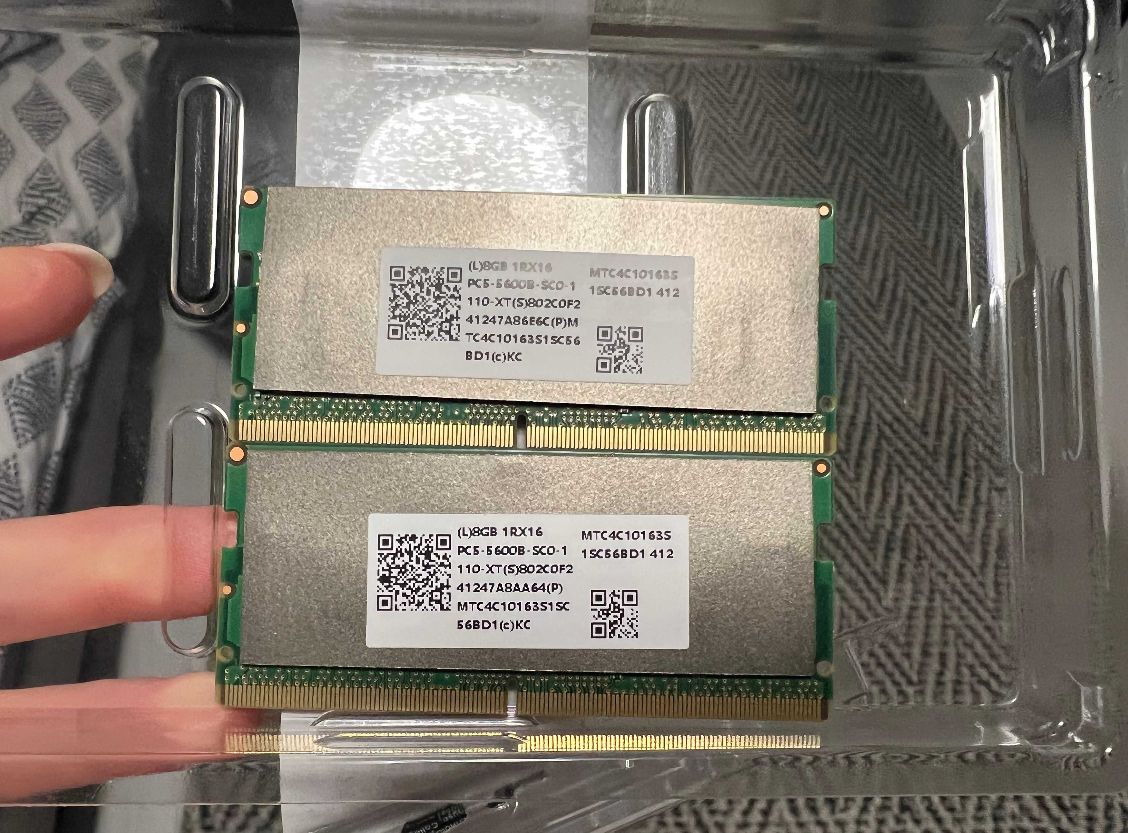 Оперативна пам’ять для ноутбука DDR5 2×8GB 4800MHz