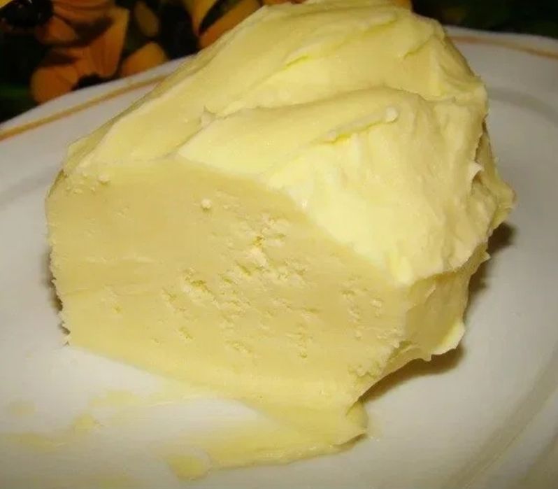 Масло домашнее,жирное.