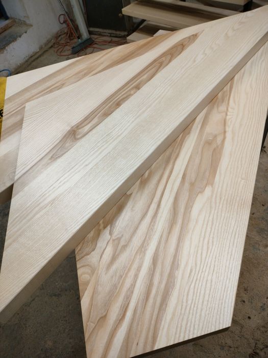 Stopnie drewniane jesionowe