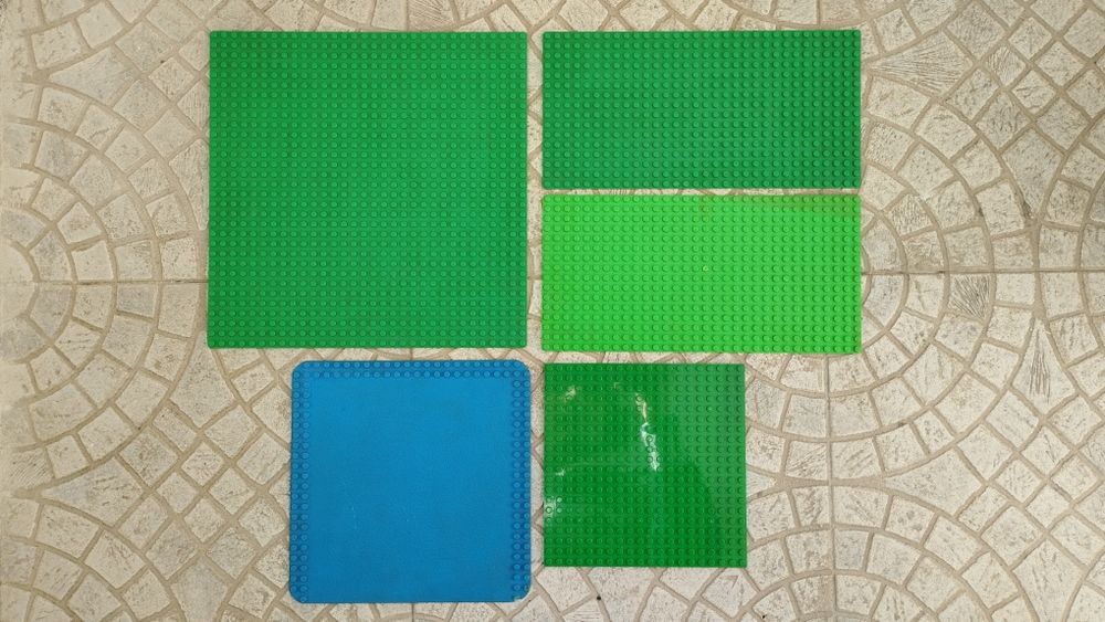 Lego -Várias Placas /Bases /Blocos de Construção VERDE Relva, ESTRADA