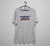 Levi's szary T-Shirt super stan XL