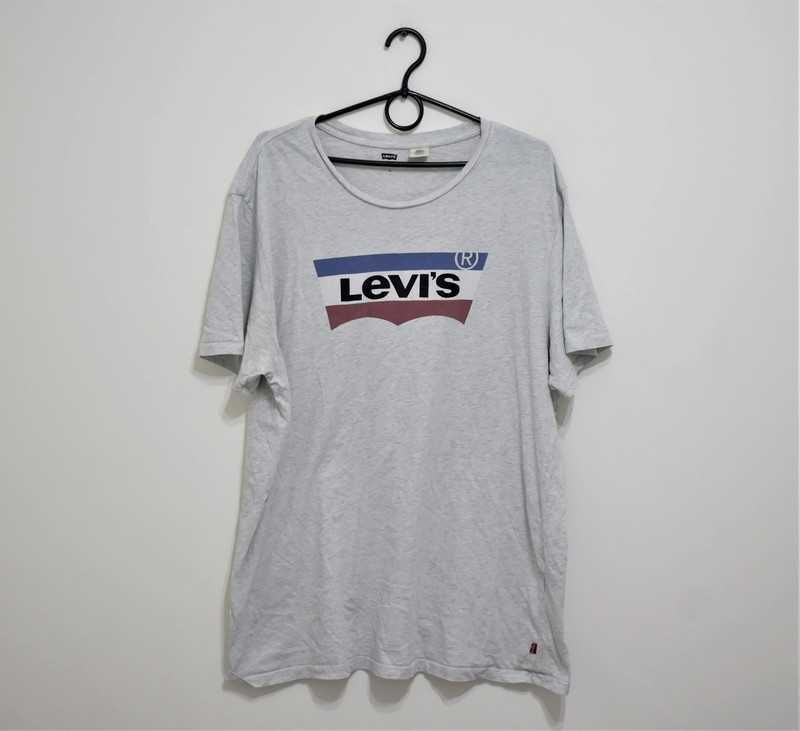 Levi's szary T-Shirt super stan XL