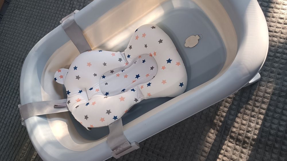 Ванночка силіконова складна для новонароджених !!!