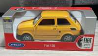 Welly Fiat 126 skala 1:34 maluch żółty auto samochód zabawka