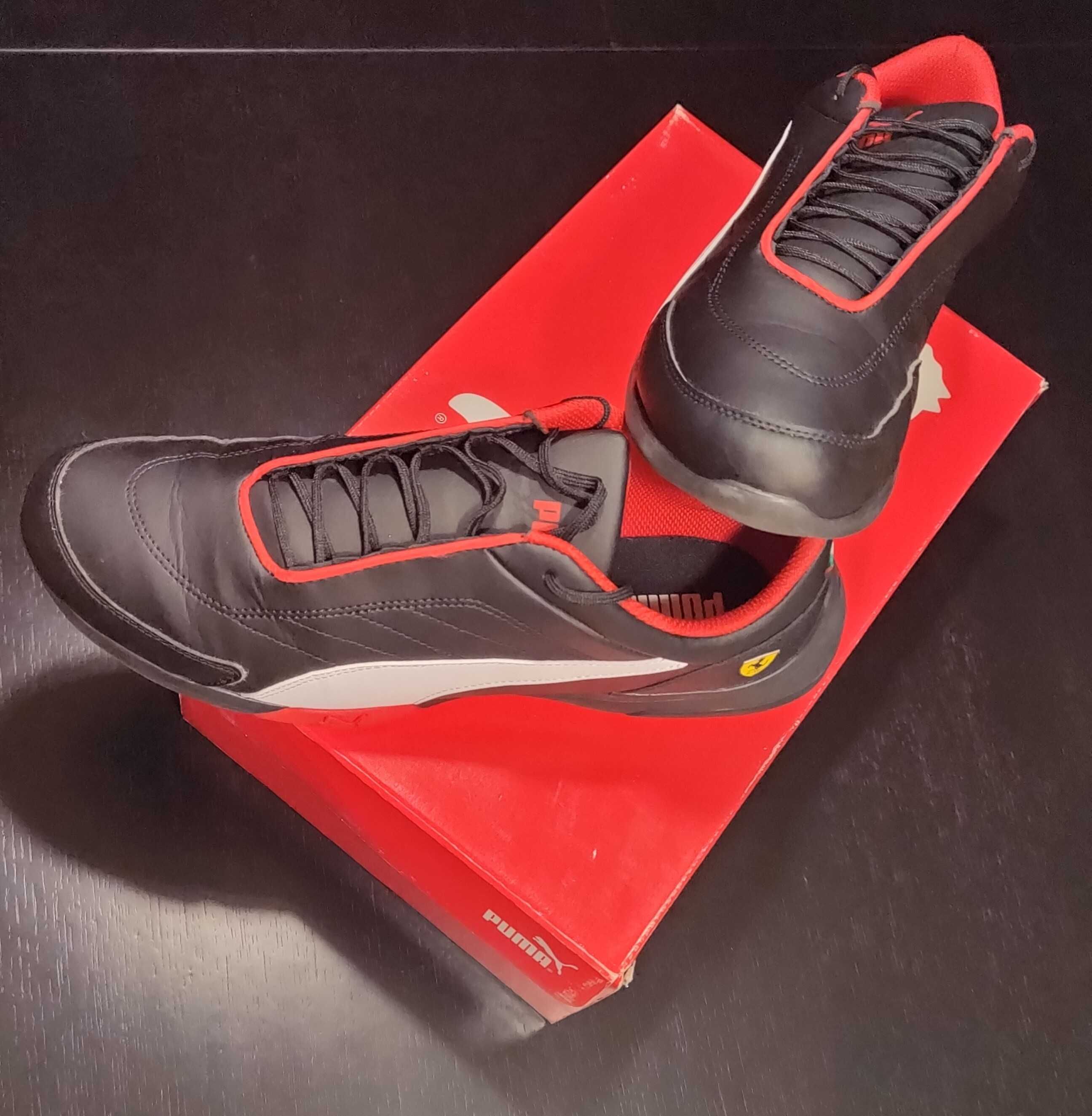 Sapatilhas Puma / Ferrari - Kart Cat III, tamanho 43 - como novas