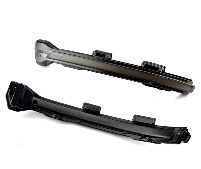 Piscas dinâmicos retrovisor Vw Golf 7 e 7.5 semi fumada e cristal