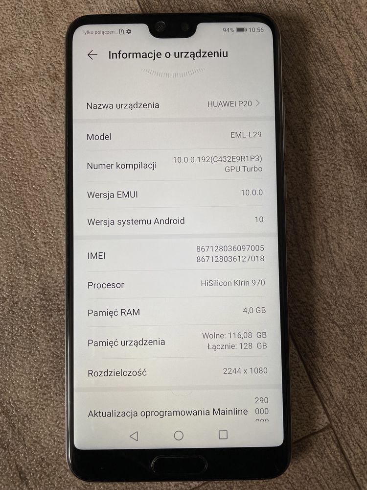 Telefon Huawei p20