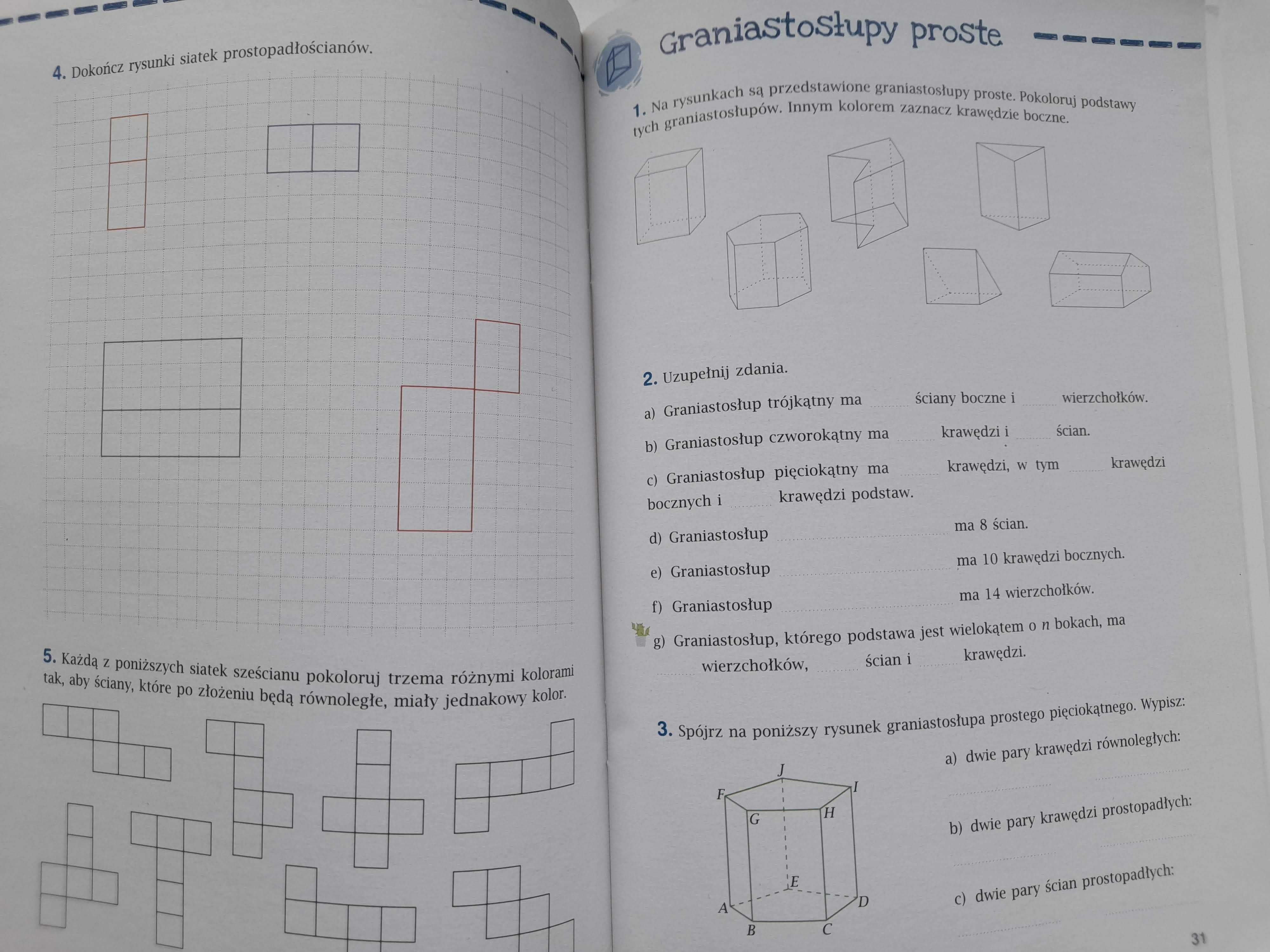 Matematyka z plusem 6. Ćwiczenia. Geometria. Wersja B. Część 2.