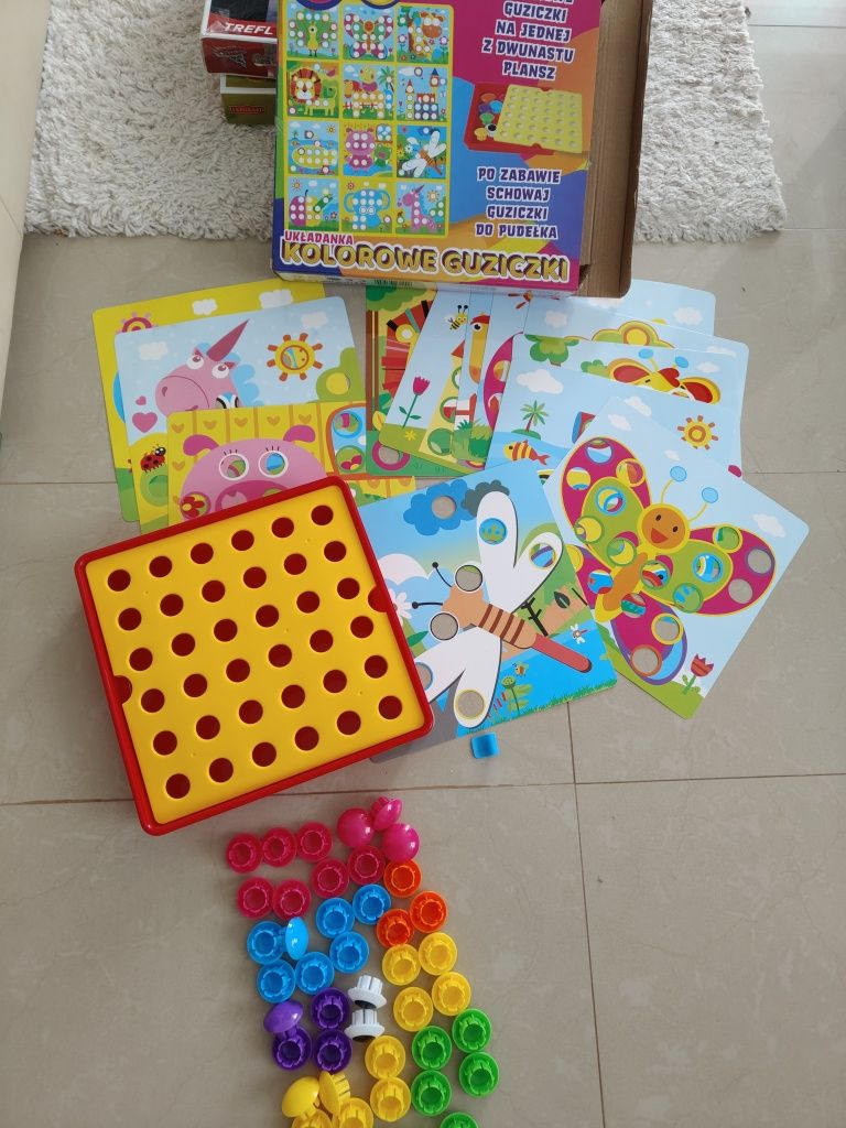 Zestaw puzzle Maxi gra trefl Pacynka książka memory Frozen gra