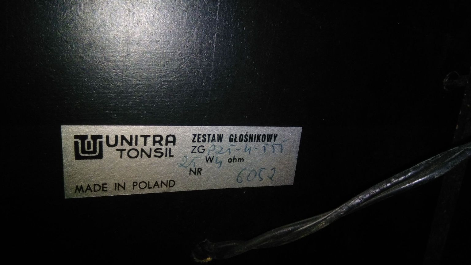 UNITRA Zgp25+4-555 kolumny