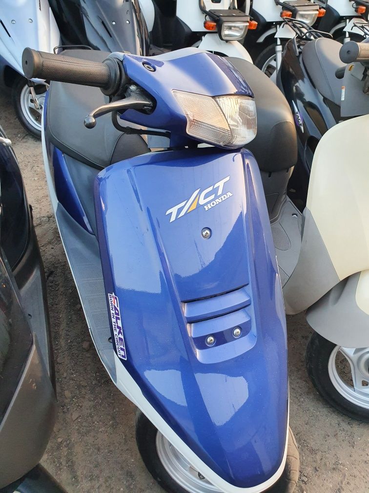 скутер Honda Dio 17 синий без пробега из Японии мопед