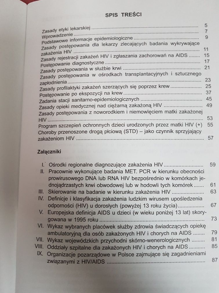 Postępowanie  zapobiegawcze i diagnostyczne w przypadku zakażenia HIV