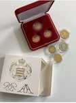 7 Moedas Proof de 1 Cent a 1 Euro Mónaco, 2005 e 2006