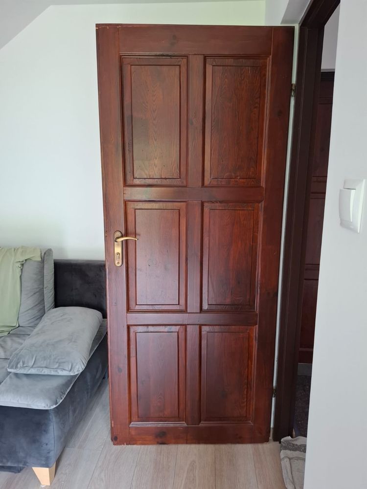 Drzwi drewniane 80 x 200