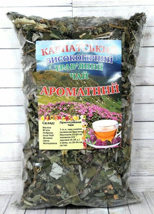 Карпатський трав'яний чай – різні види, 90 г, ручна робота