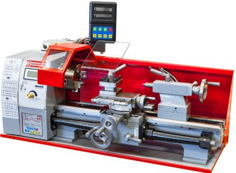 Torno mecânico p/ metal HOLZMANN 400 mm entre pontos c/ visor JL20
