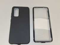 W026 Wodoodporne Etui Samsung S20 FE Czarne Case Folia