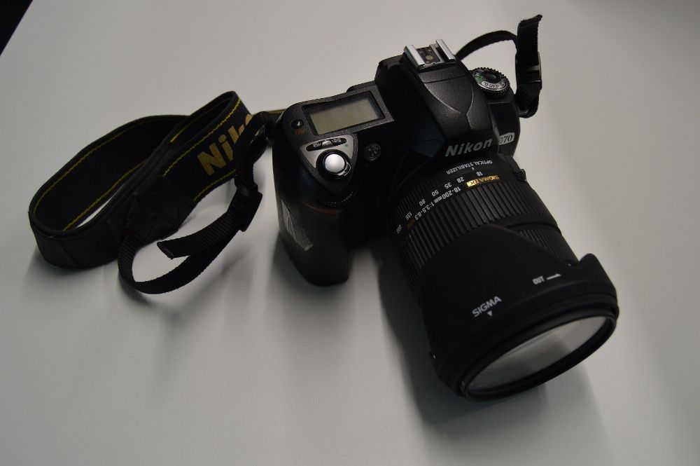 Conjunto Fotografia Nikon D70 + Sigma 18-200mm
