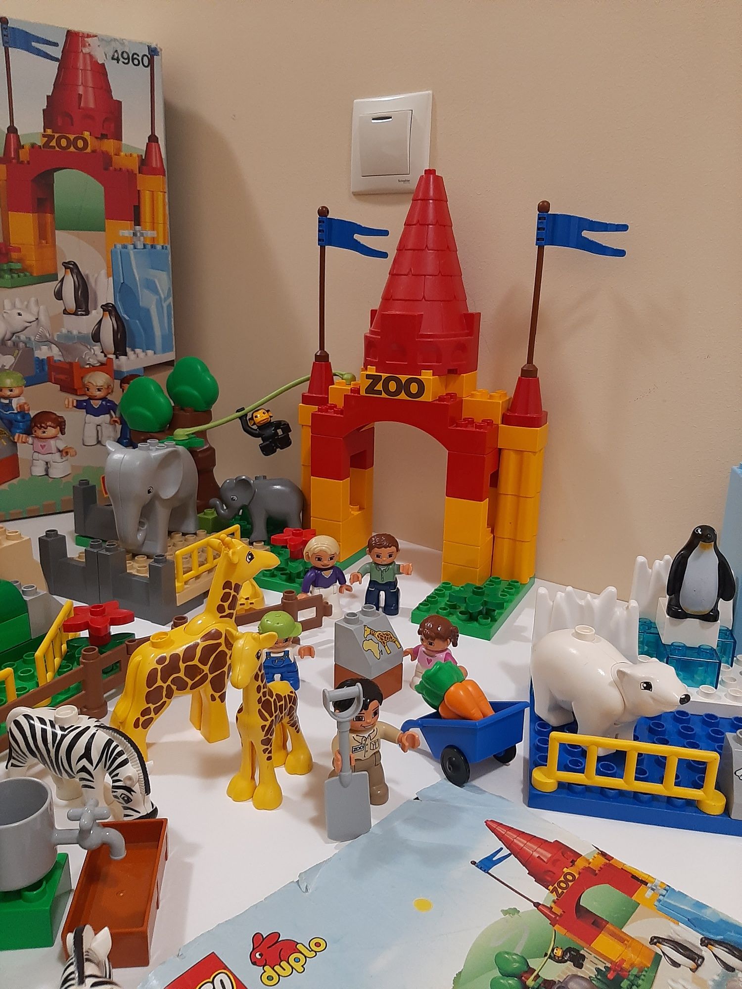 Оригінальний набір Лего Дупло Гігантський зоопарк 4960 Lego Duplo