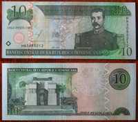 Банкнота 10 песо Домінікани 2003, UNC