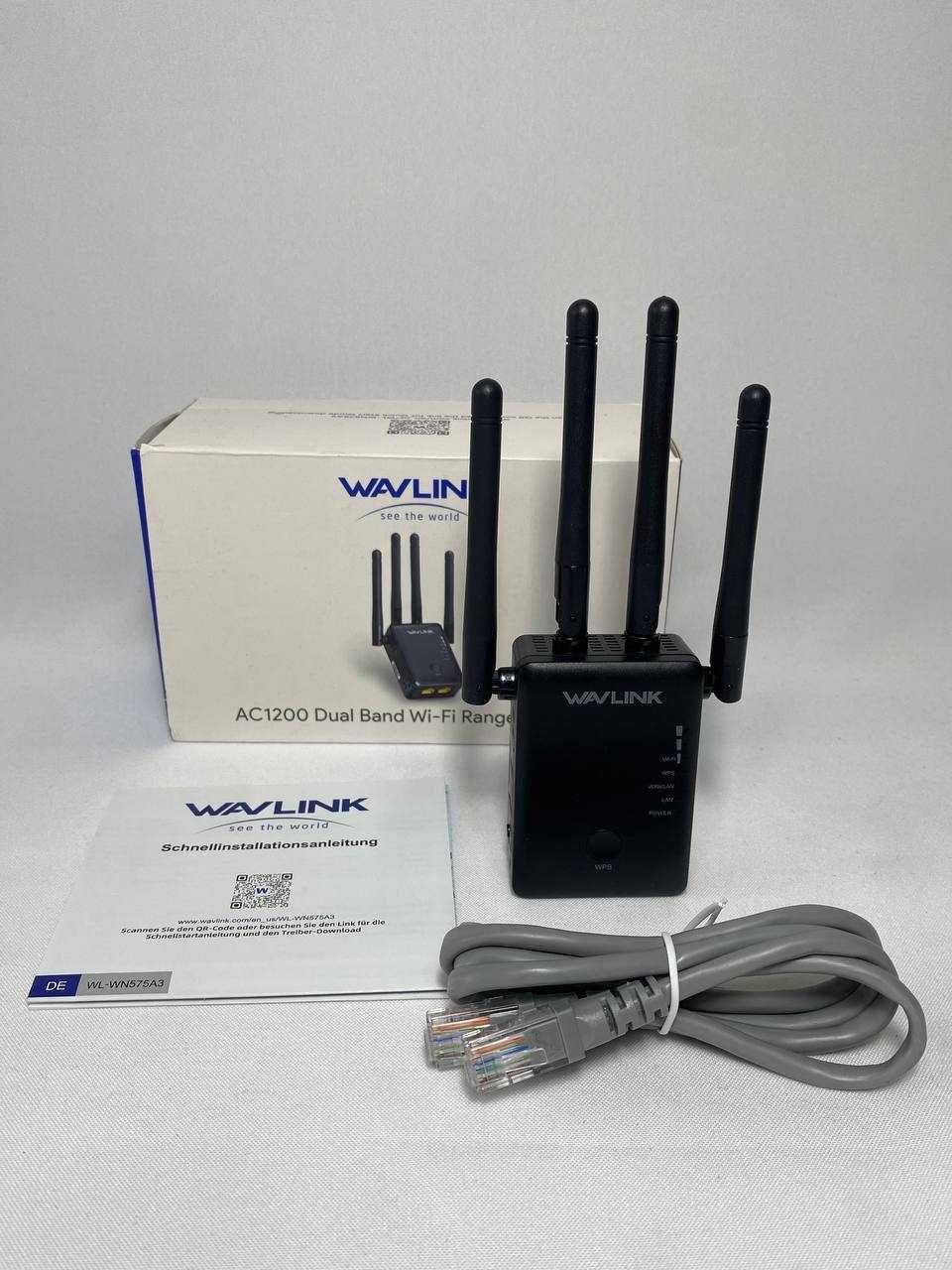 Wi-Fi репитер ретранслятор усилитель сигнала 1200 Мбит/с WAVLINK