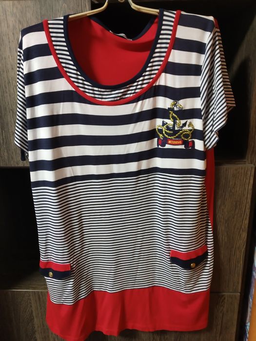 Продам футболка -блузка  Морячка р.54-56