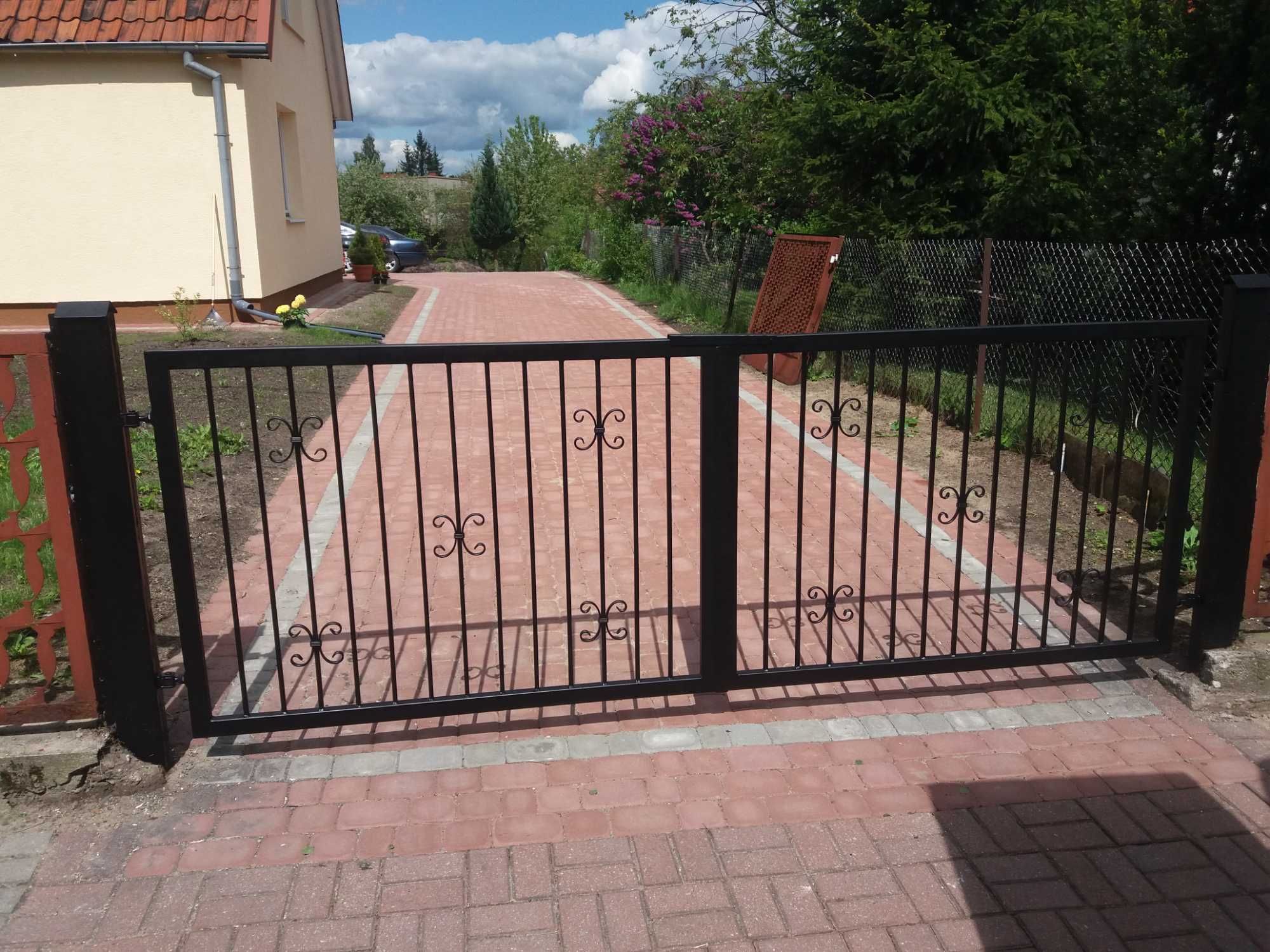 Bramy furtki balustrady ogrodzenia spawanie toczenie tarcz Olsztyn