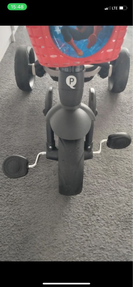 Rower MILLY MALLY 4083 Qplay Rowerek trójkołowy New Prime grey