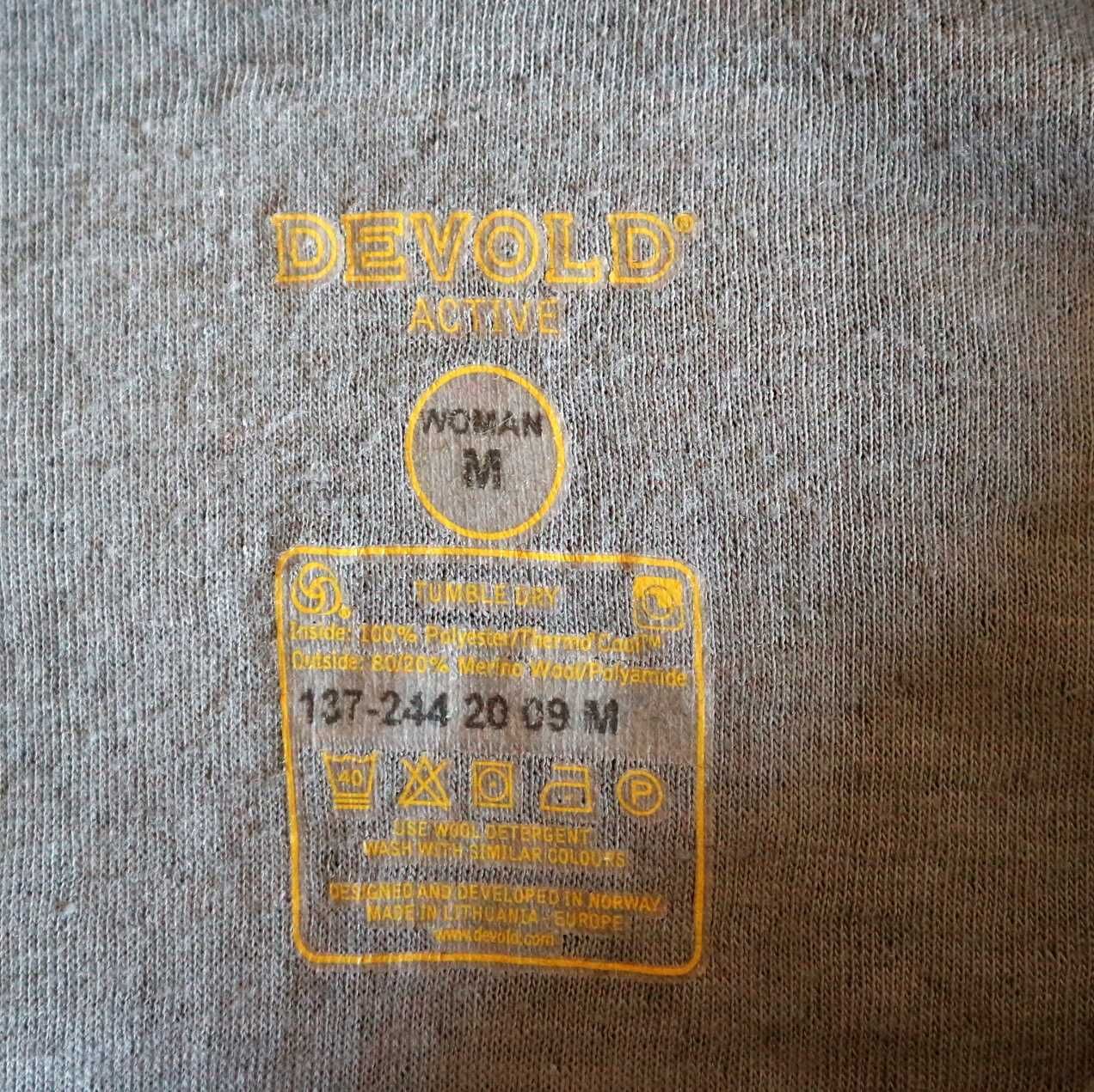 Devold Active Zip koszulka outdoorowa 80% merino wool M