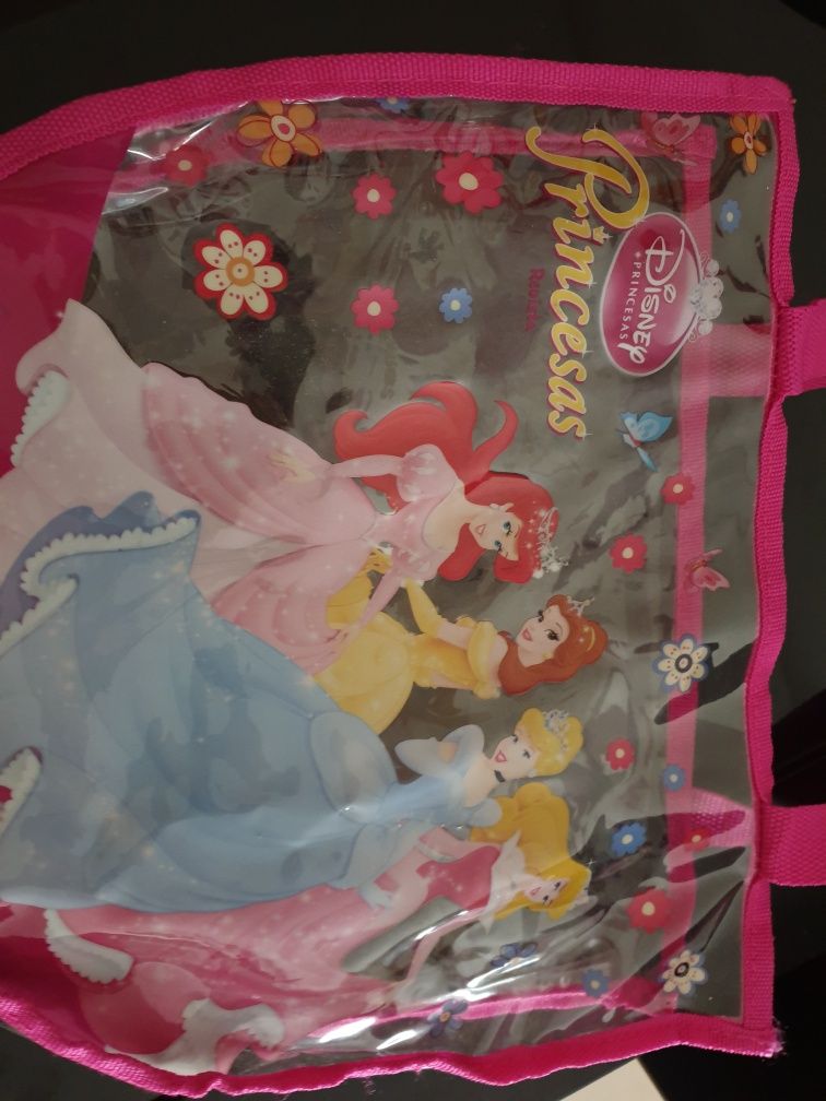 Mala/ saco das princesas da disney