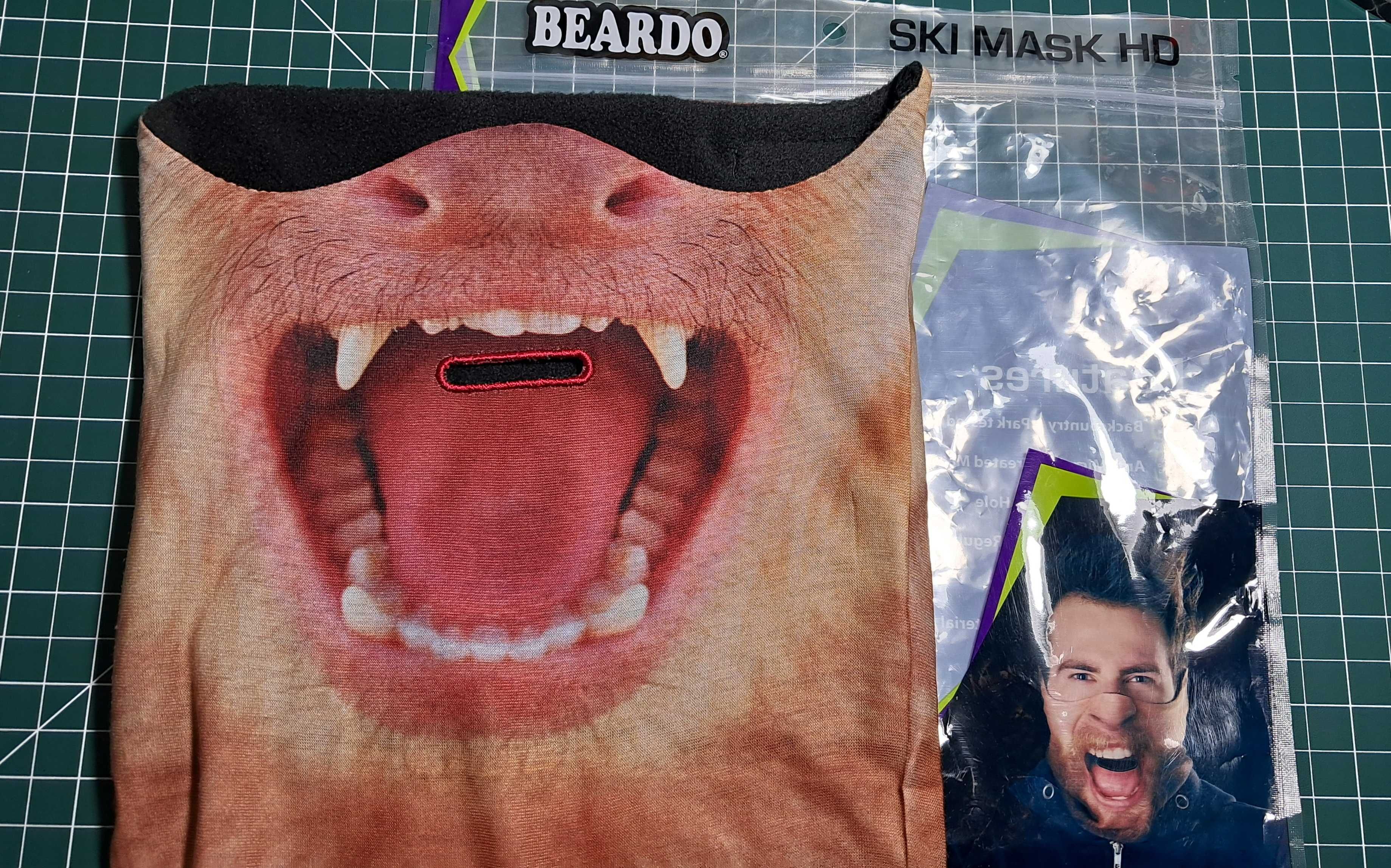 BEARDO maska komin buff #D HD rudy kot ocieplana plar