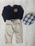 Elegancki zestaw paka Kaszkiet 68 Zara h&m