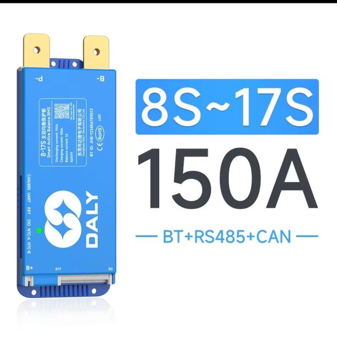 100balance daly smart bms 8s-17s 150 a wi-fi+bt бмс