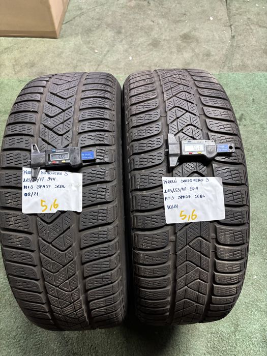 2x 215/55R17 94H PIRELLI SOTTOZERO 3 opony zimowe M+S 3PMSF SEAL INSID