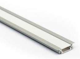 Profil do Taśma LED aluminium anodowane 2 mb TOPMET z kloszem