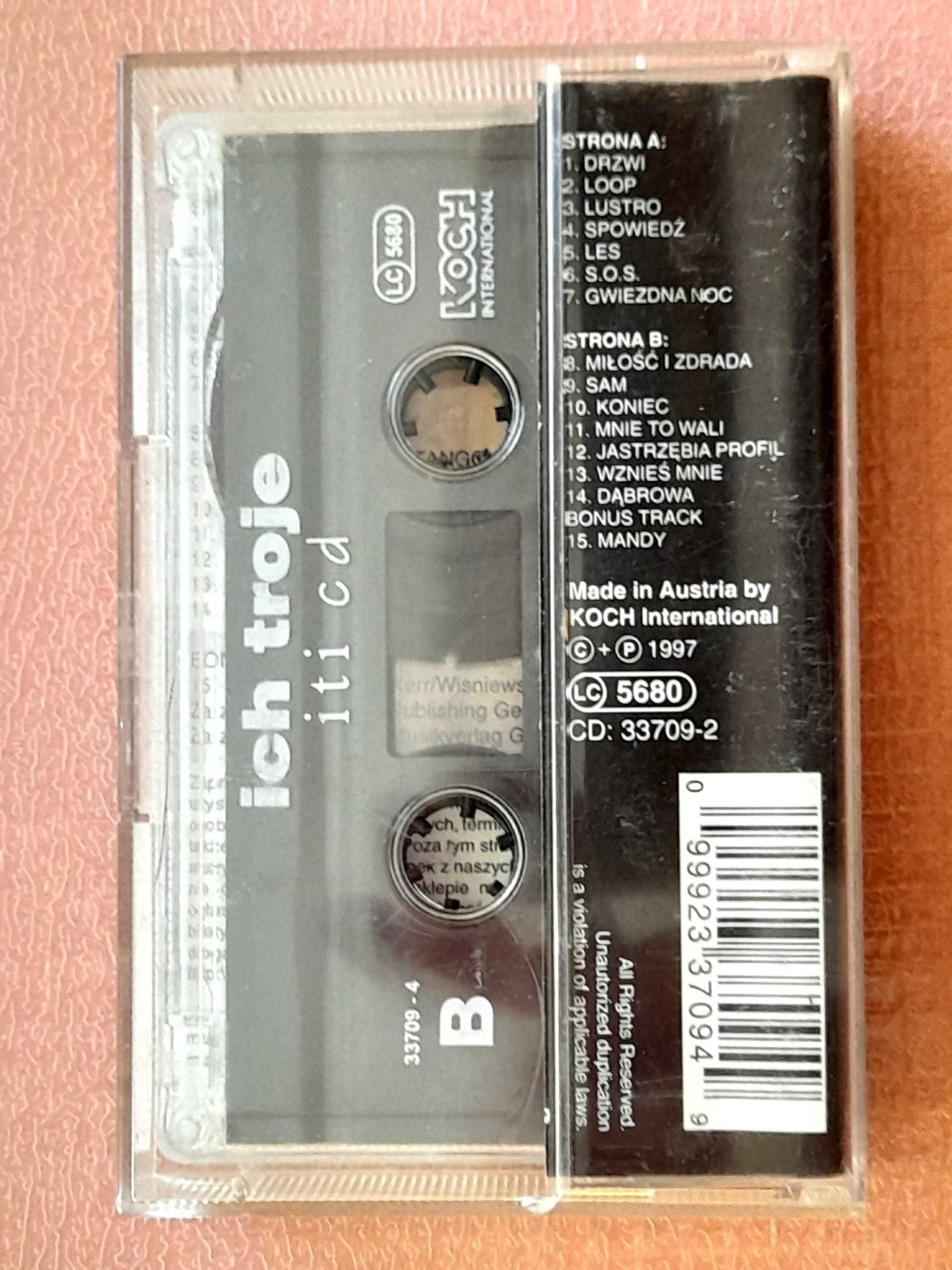 Ich Troje - iti cd - kaseta audio