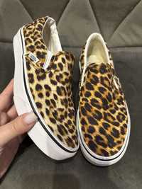 Сліпони Vans леопард, мокасини Vans