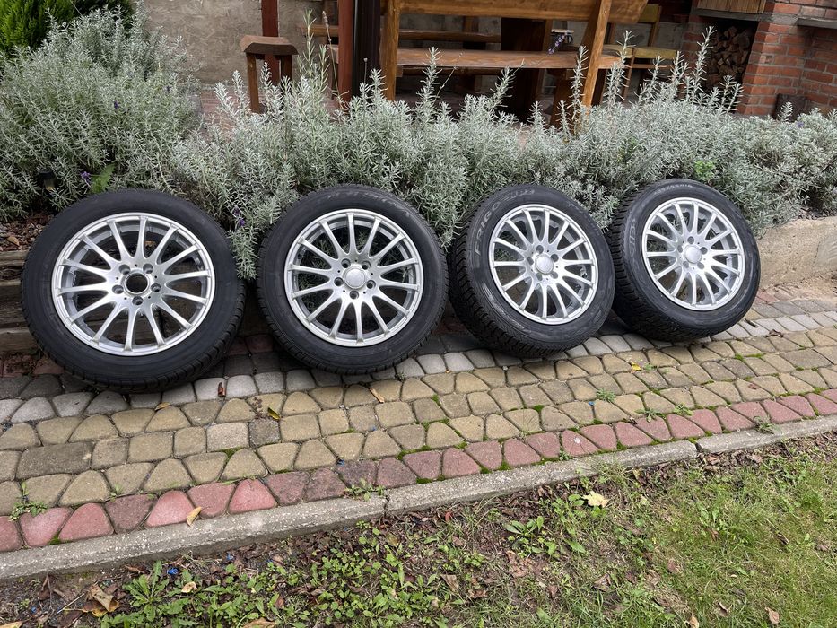Koła 5x108 16 opony zimowe debica frigo 21r i 22r