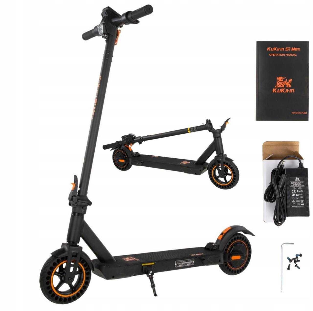 KuKirin S1 Max Pojazd elektryczny 350W 36V 10.4AH 30KM/H 40KM