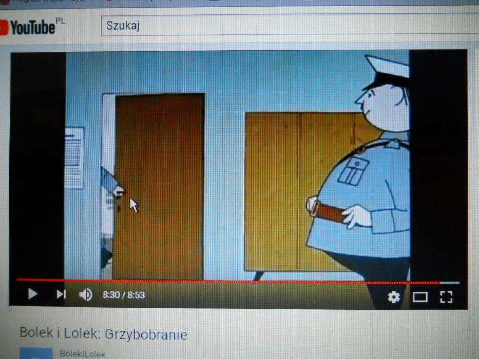 BOLEK I LOLEK "GRZYBOBRANIE" folia animacyjna nr 26 Milicjant 1965 r