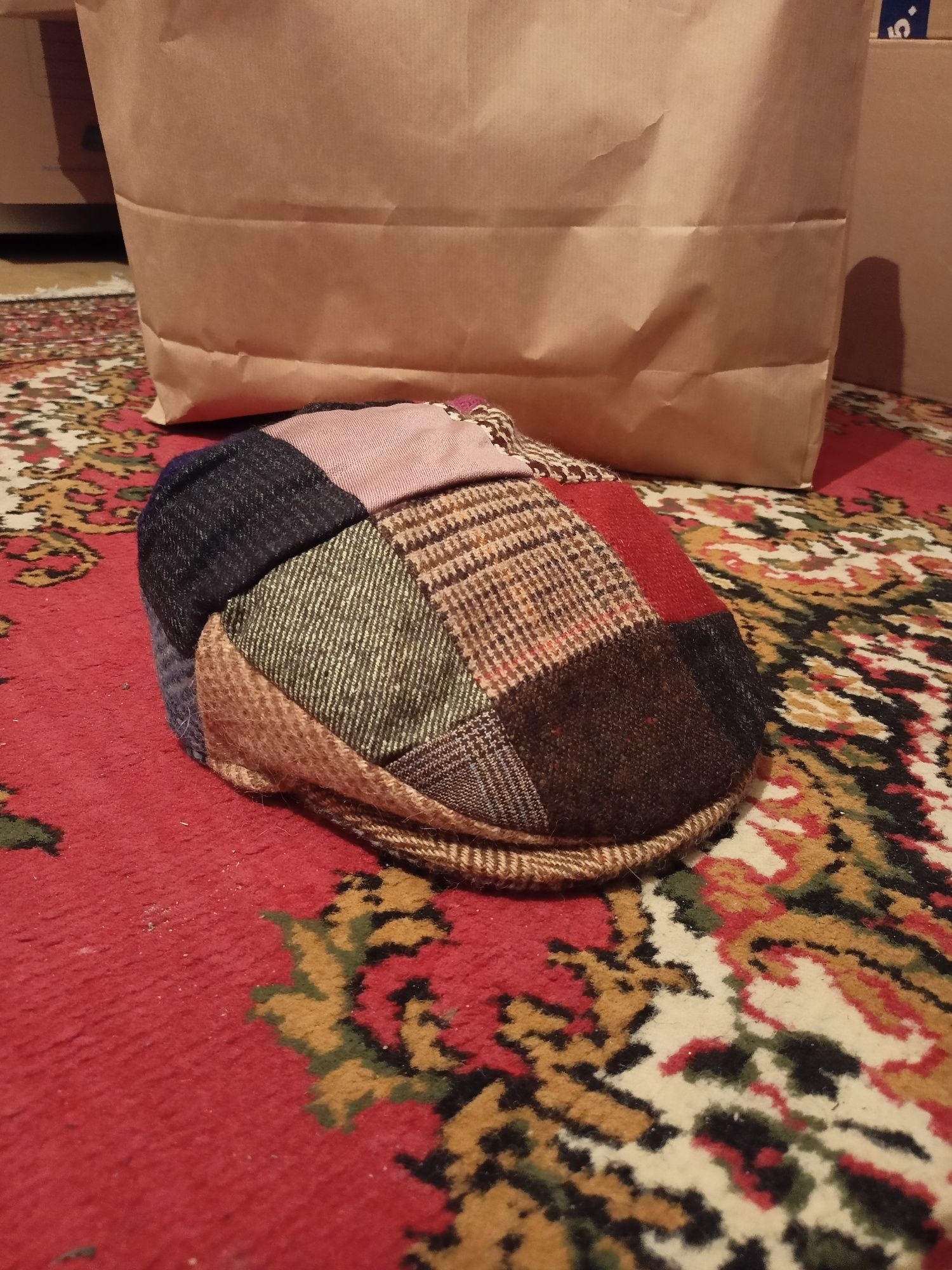 Czapka Kaszkiet Hanna Hats Vintage Patchwork NOWE