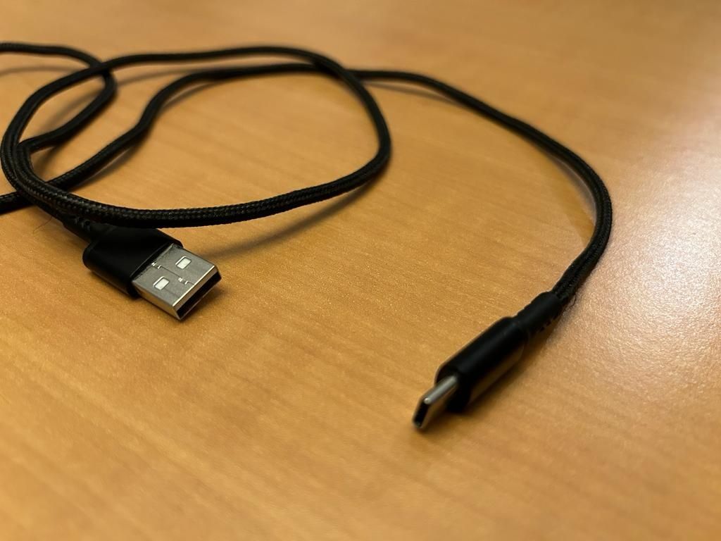 Cabo USB-A para USB-C