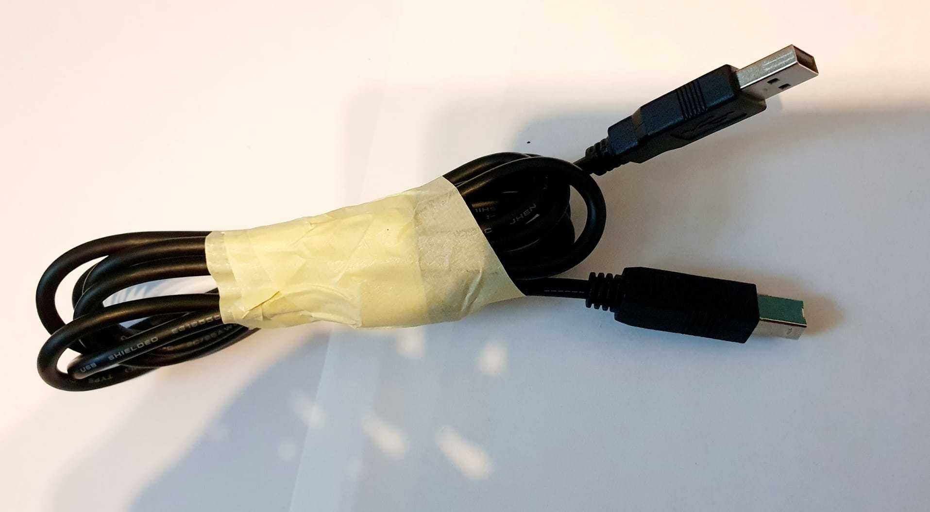 Przewód USB A-B 1.8 m / Kabel USB 2.0 AB AM-BM / Nowy / [15]